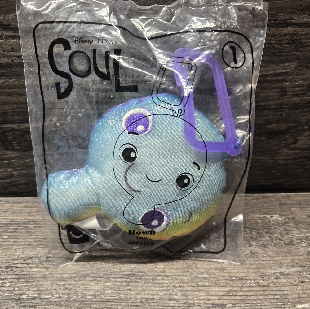NIP McDonald's Happy Meal Disney‎ Pixar Soul Newb #1 2020 Plush w/ Clip Toy